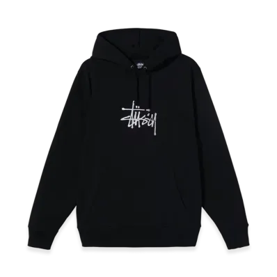 Stussy Basic Stussy Embroidered Hoodie - 21SS "Black"