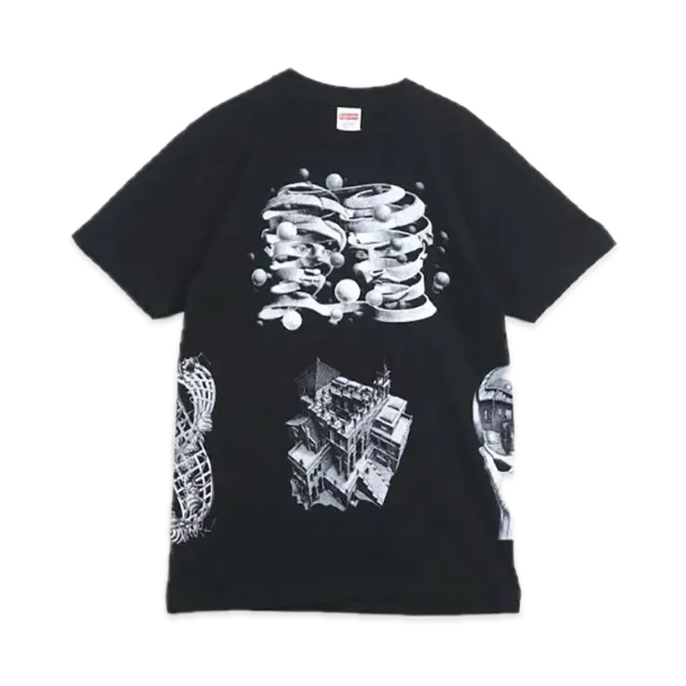 Supreme M.C. Escher Collage Tee "Black"