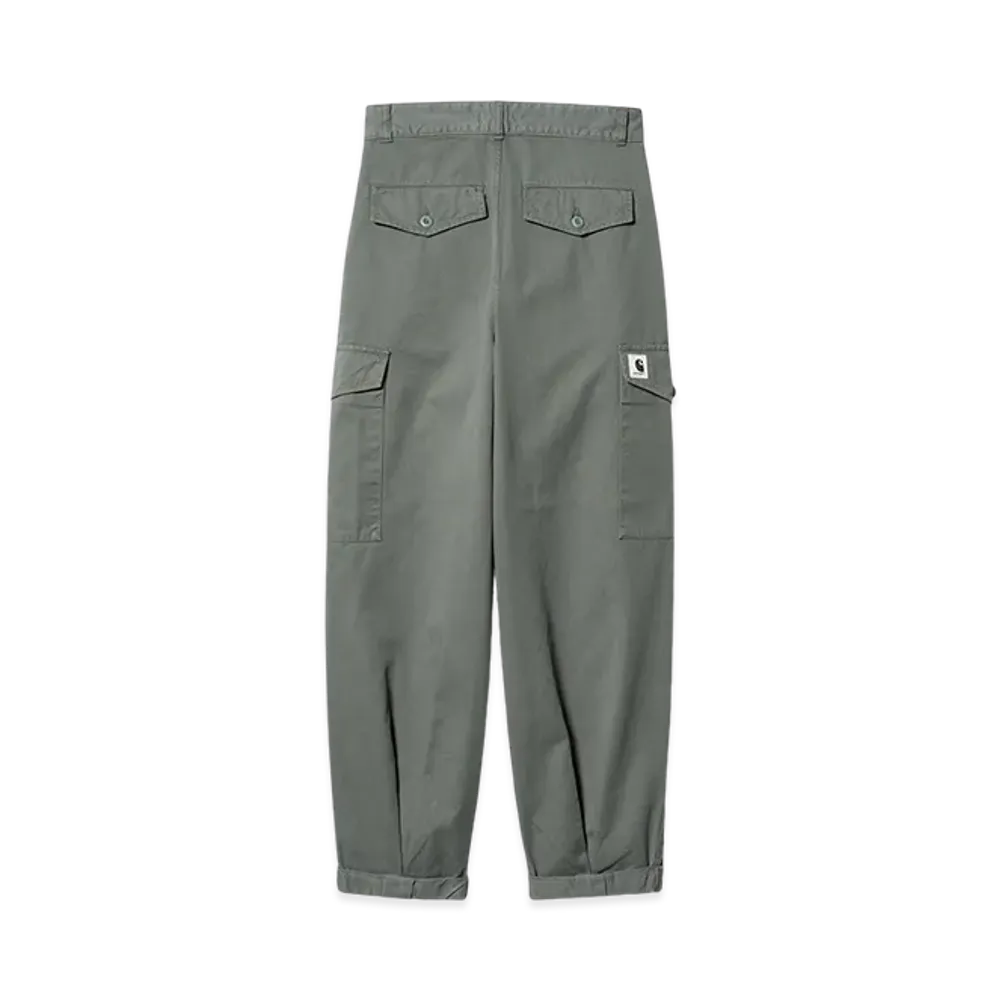 Carhartt WIP Women's Collins Pants "Smoke Green Garment Dyed"