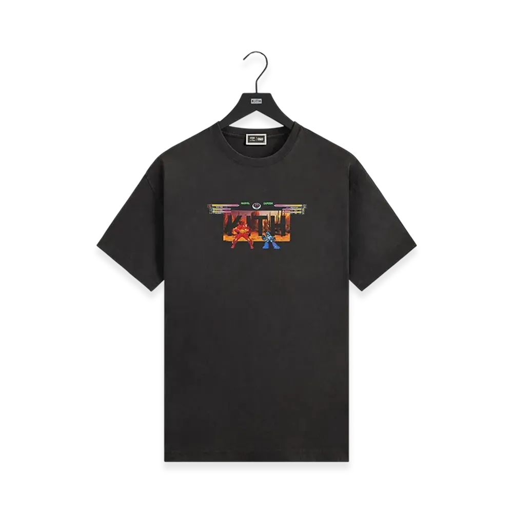 Kith x Marvel vs. Capcom Desert Vintage Tee "Black"