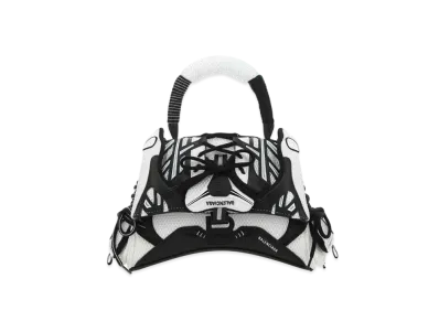BALENCIAGA Women's Sneakerhead Small Top Handle Bag "Black/White"