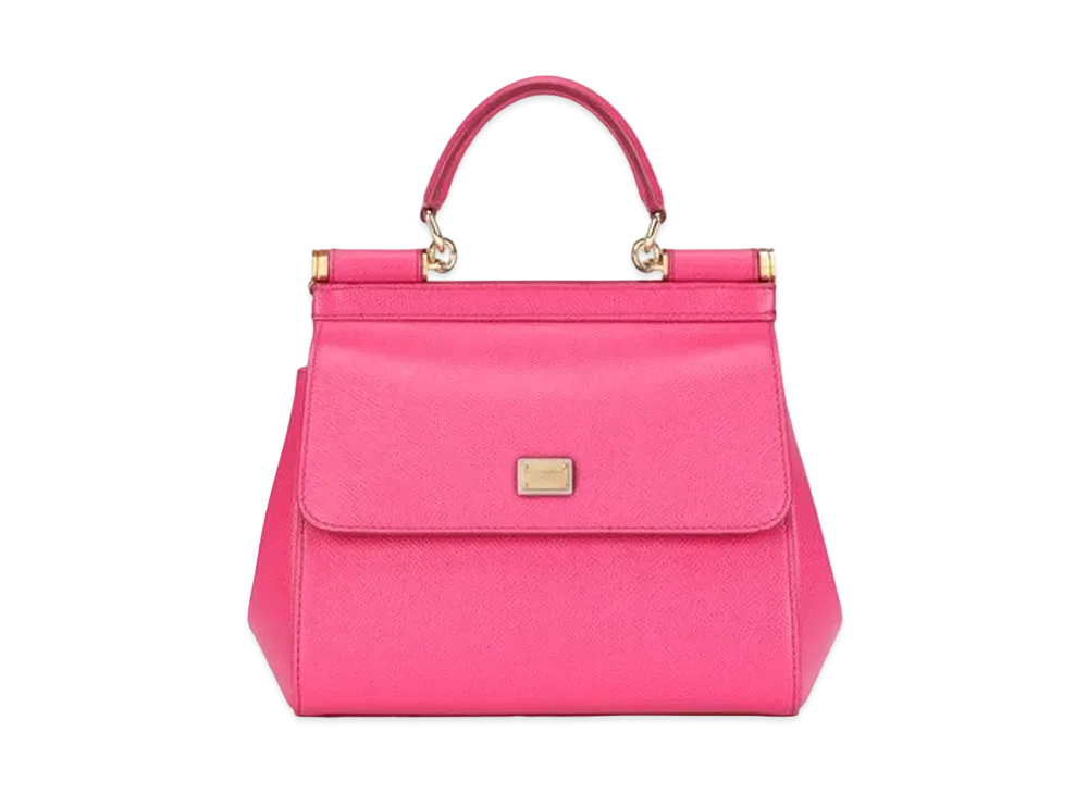 Dolce&Gabbana Sicily Bag Small Dauphine Calfskin "Pink"