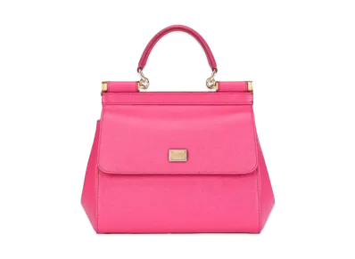 Dolce&Gabbana Sicily Bag Small Dauphine Calfskin "Pink"