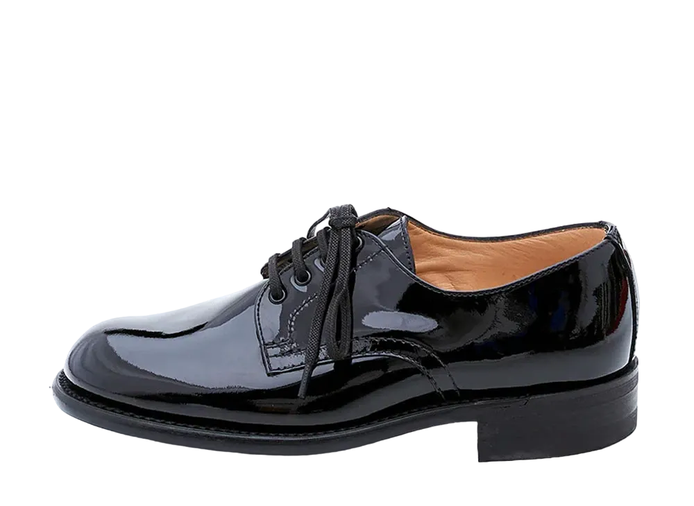 SANDERS Women's B.G.S. Plain Toe 15111 Patent Leather "Black" 2080BP