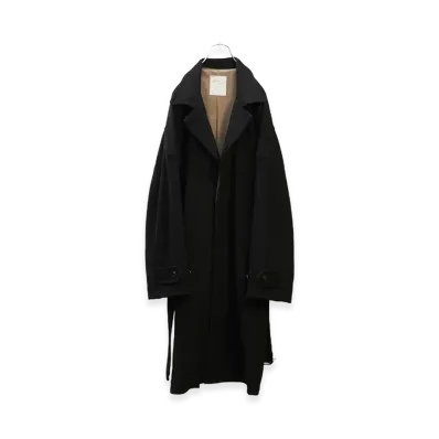 ANCELLM W/S/Ca Balmacaan Coat "Black"