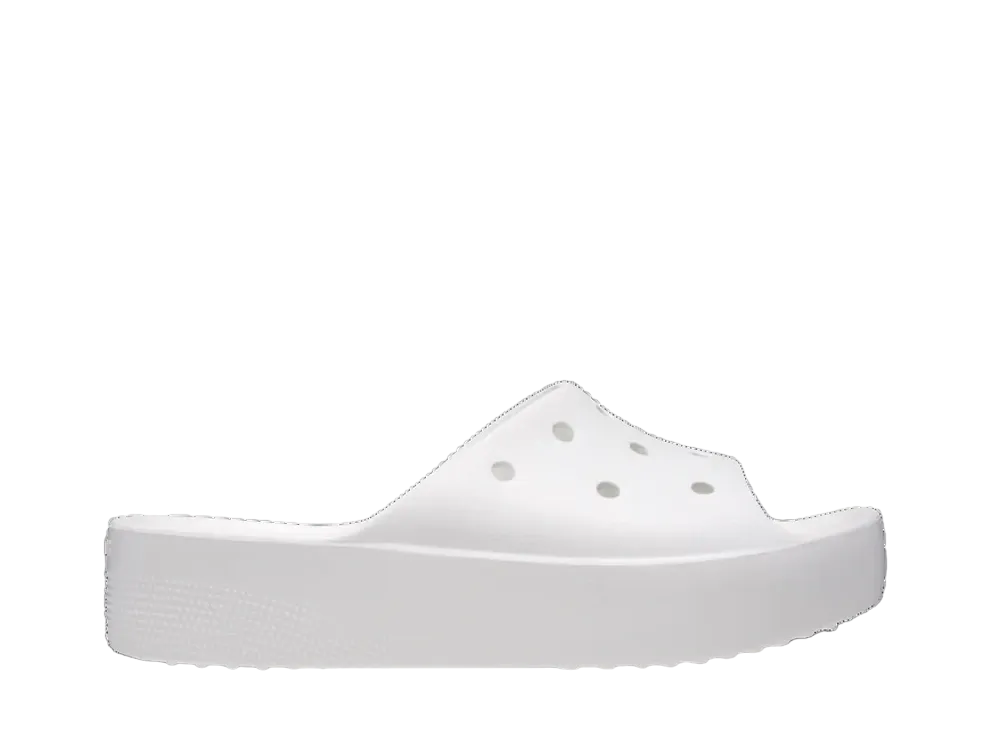 Crocs WMNS Classic Platform Slide "White"