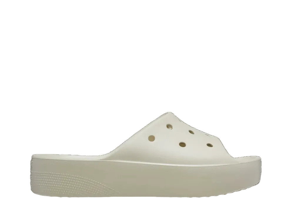 Crocs WMNS Classic Platform Slide "Bone"
