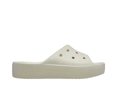 Crocs WMNS Classic Platform Slide "Bone"