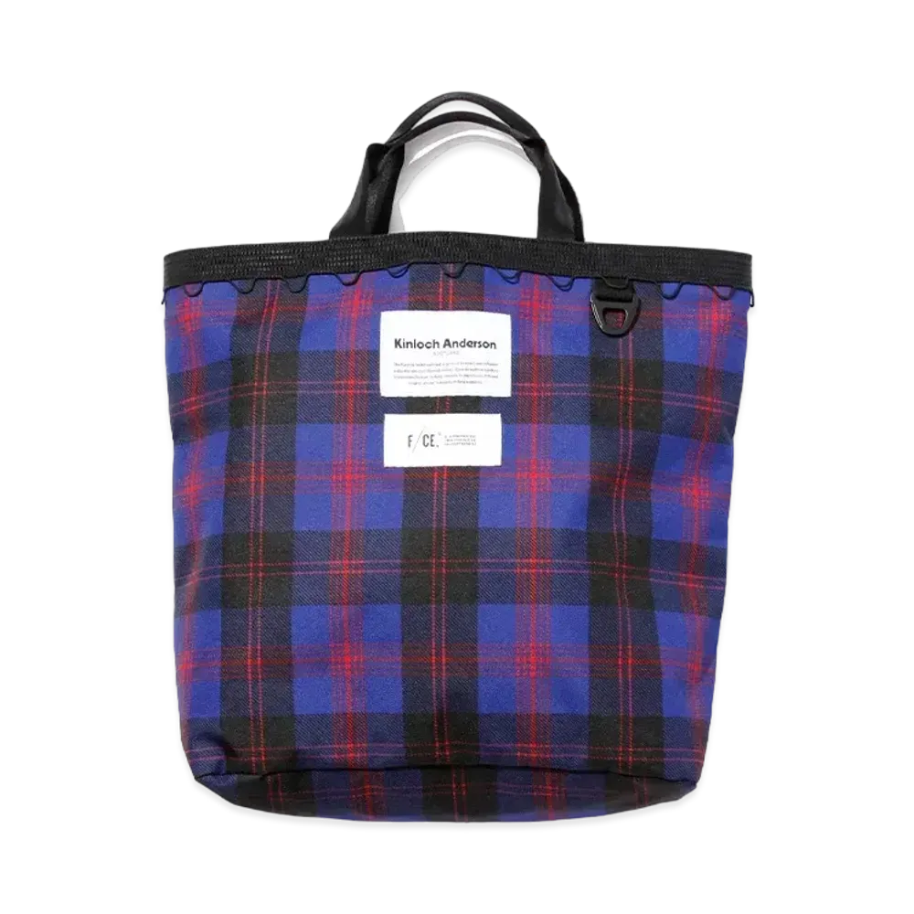 F/CE. Check Tote "Navy"