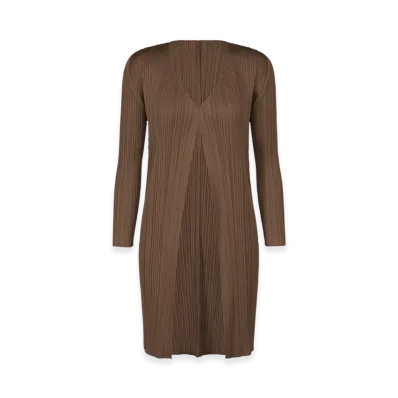 PLEATS PLEASE ISSEY MIYAKE New Colorful Basics 4 "Brown"
