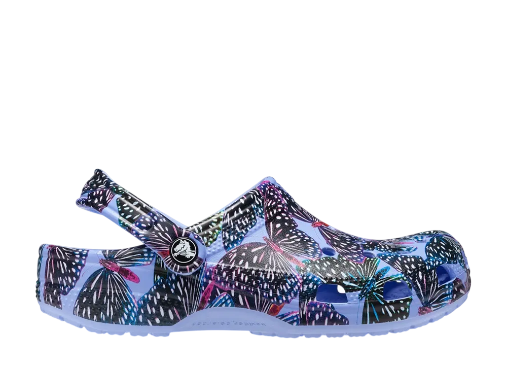 Crocs Classic Butterfly Clog "Moon Jelly/Multi"