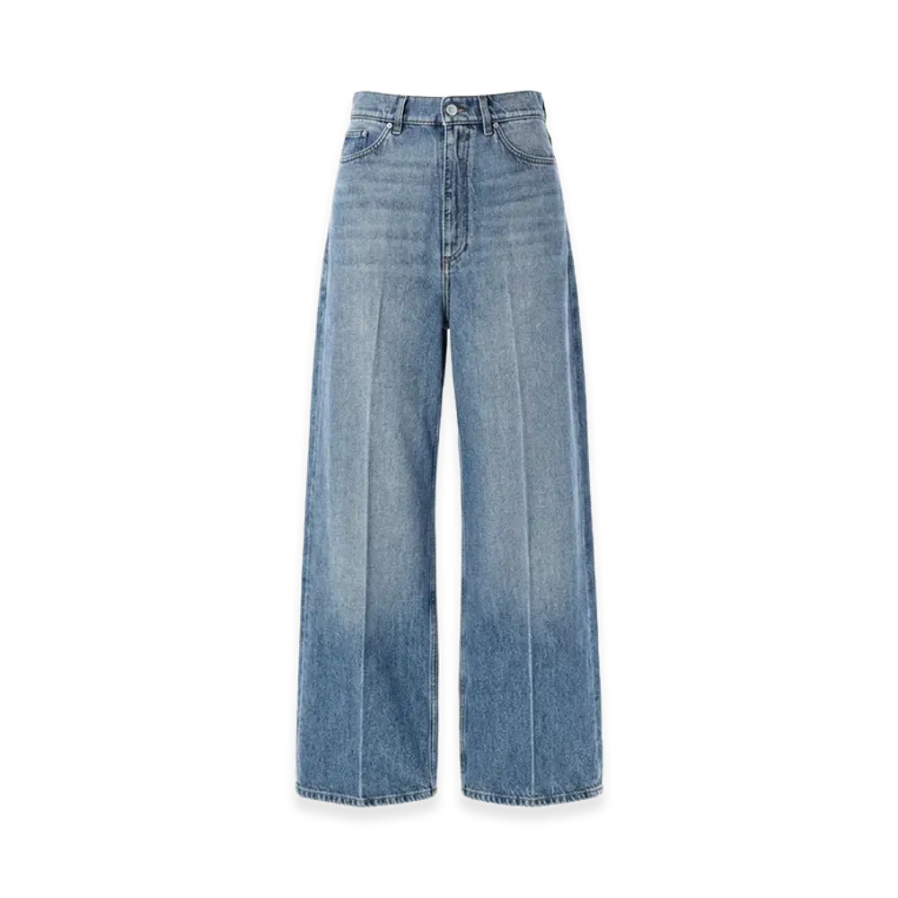 STELLA McCARTNEY Women's Vintage Jeans In Sustainable Cotton "Denim/Blue"