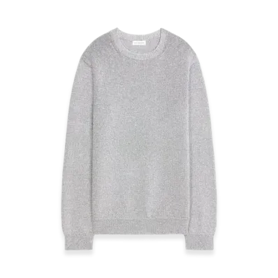 DRIES VAN NOTEN Metallic Sweater "Silver"