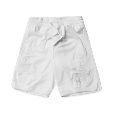 Nike x Kith LeBron Cloak Shorts "Triple White"