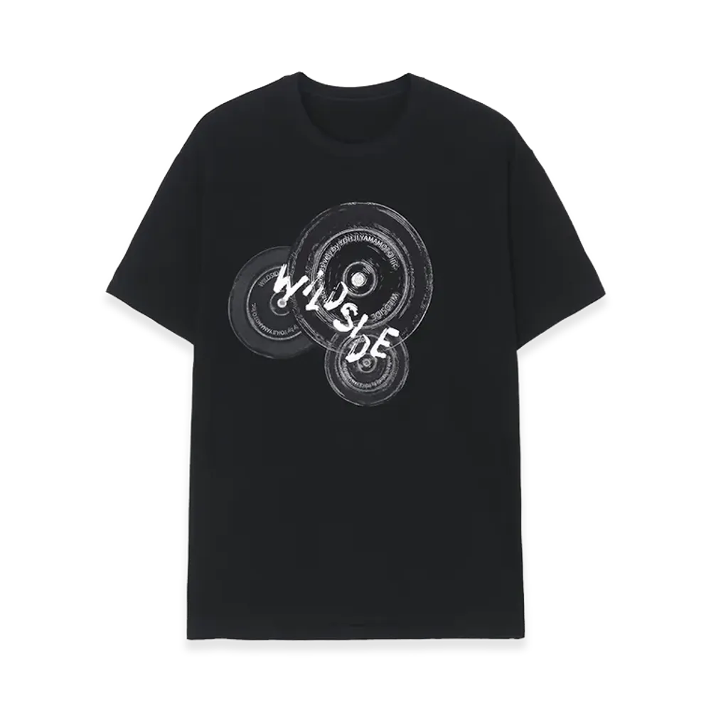 WILDSIDE YOHJI YAMAMOTO 3 Records T-shirt "Black"