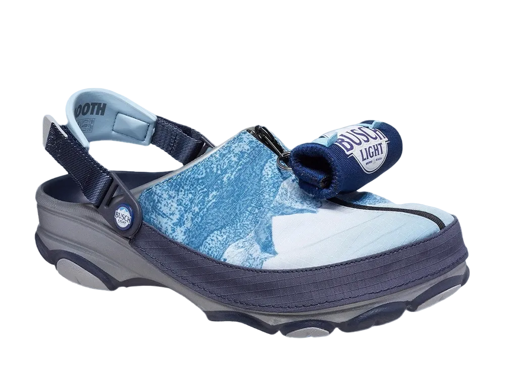 Busch Light x Crocs All-Terrain Clog "Blue/Grey"