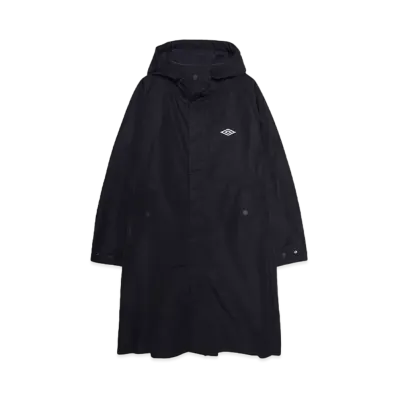 White Mountaineering WM X UMBRO HOODED COAT "NAVY"