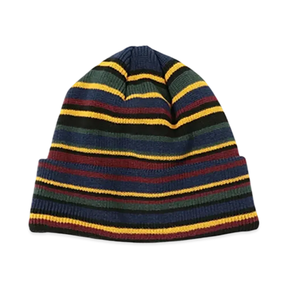 BEAMS Multi-Border Watch Cap "Navy"