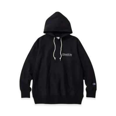 Champion Reverse Weave Hooded Sweatshirt 24FW "Black"