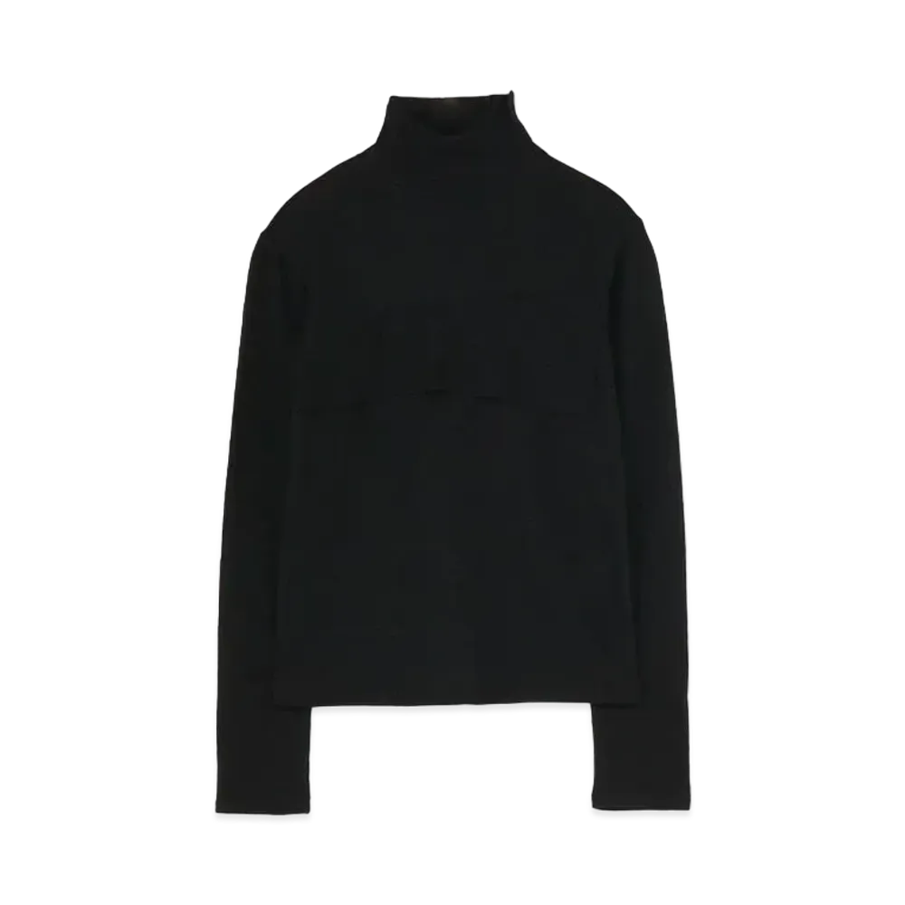 Yohji Yamamoto AIRY SPUN MILLED PS FLAP TURTLE "Black"