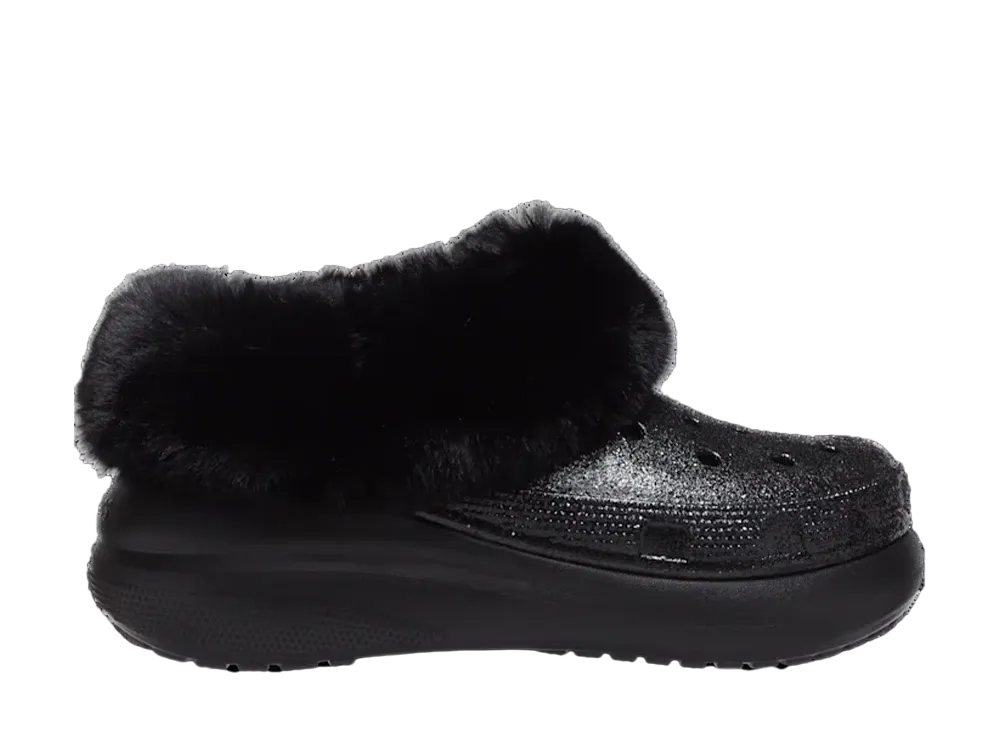 Crocs Furever Crush Glitter "Black"