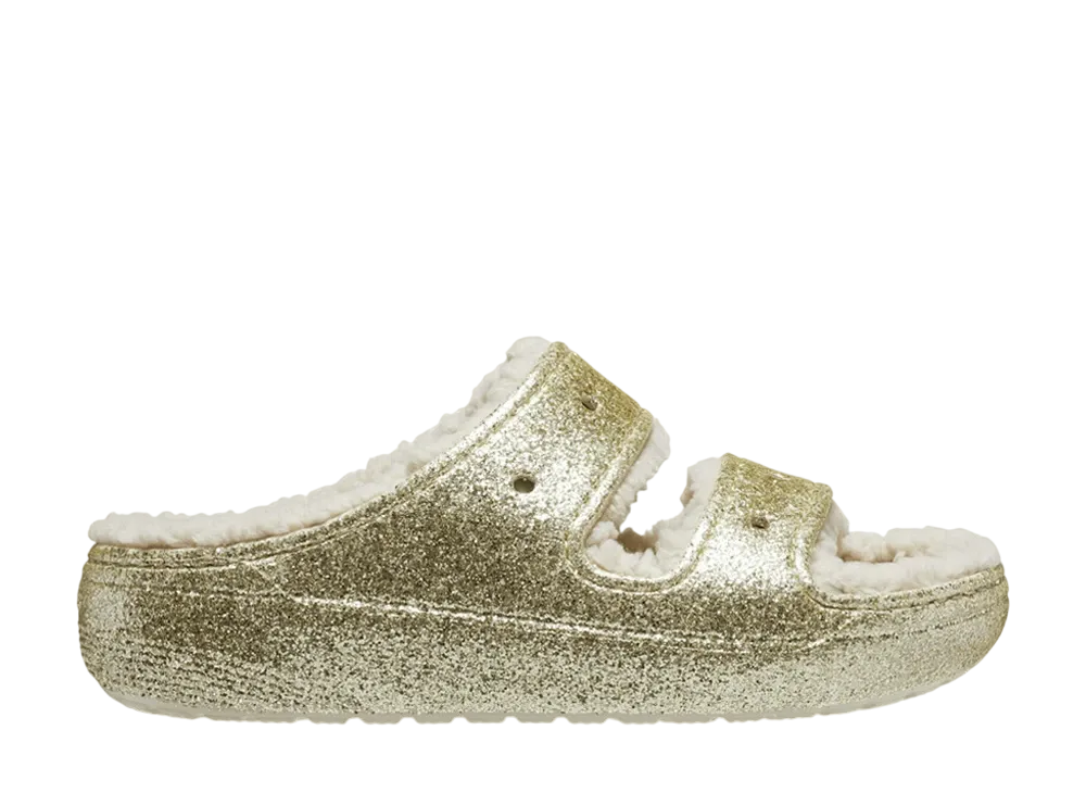 Crocs Classic Cozzzy Glitter 2 Sandal "Stucco"
