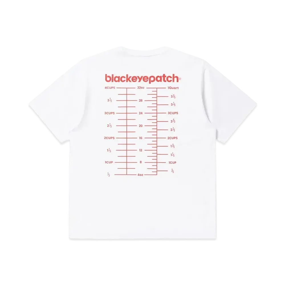 BlackEyePatch Glassware Logo Pocket Tee "White"