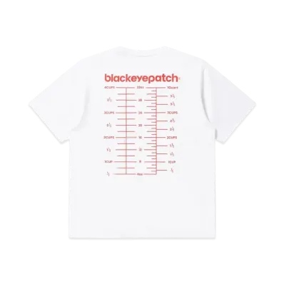 BlackEyePatch Glassware Logo Pocket Tee "White"