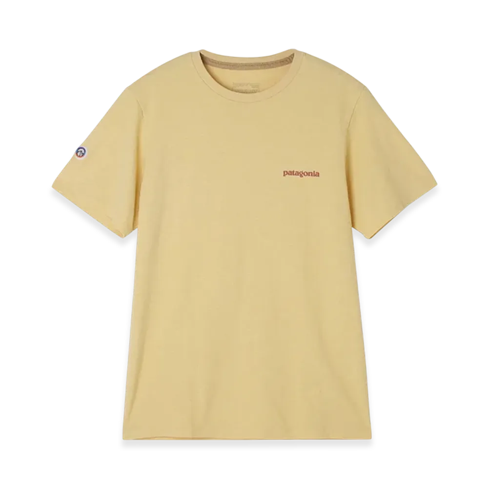 Patagonia Fitz Roy Icon Responsibili Tee "Milled Yellow"