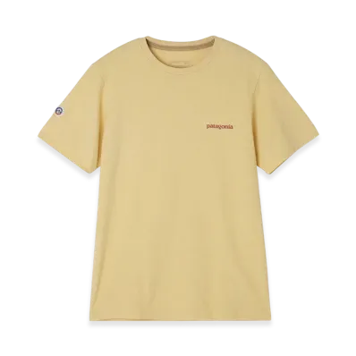 Patagonia Fitz Roy Icon Responsibili Tee "Milled Yellow"