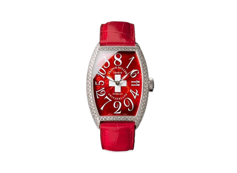 FRANCK MULLER Cintree Curvex Totally Switzerland Diamond