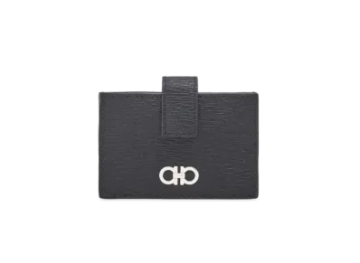 Salvatore Ferragamo Card Case "Black/Red"