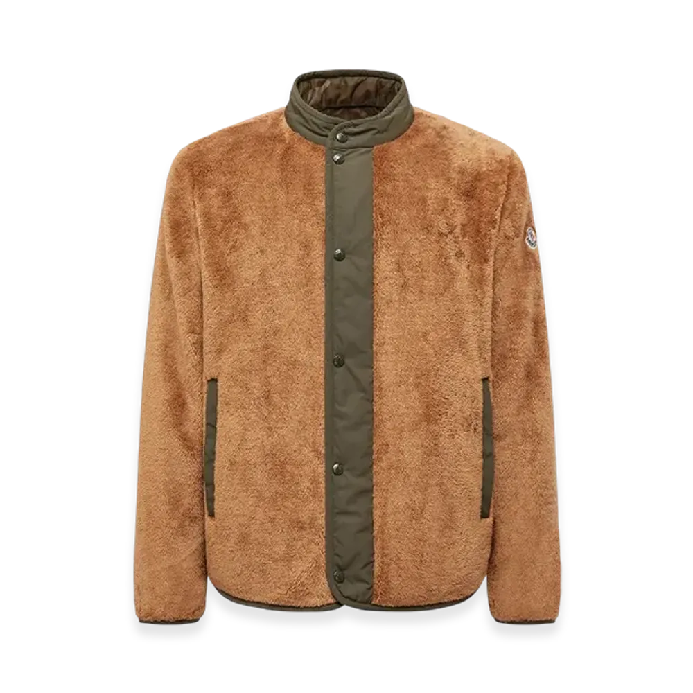 MONCLER Rentignat Reversible Teddy Short Padded Jacket "Camel"