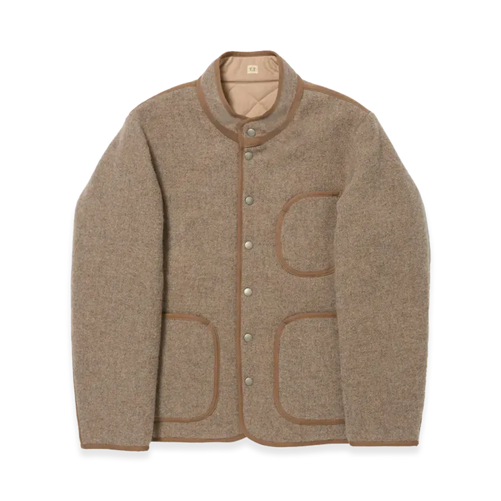 T.T Taiga Takahashi LOT.323 Quilt Lining Blanket Jacket "Beige"