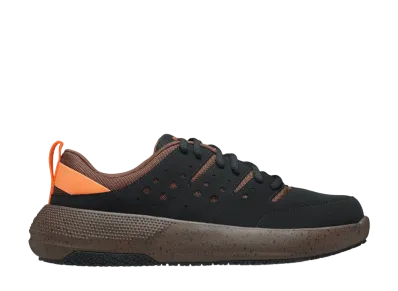 Crocs On the Clock Slip Resistant Work Sneaker "Black/Coffee"
