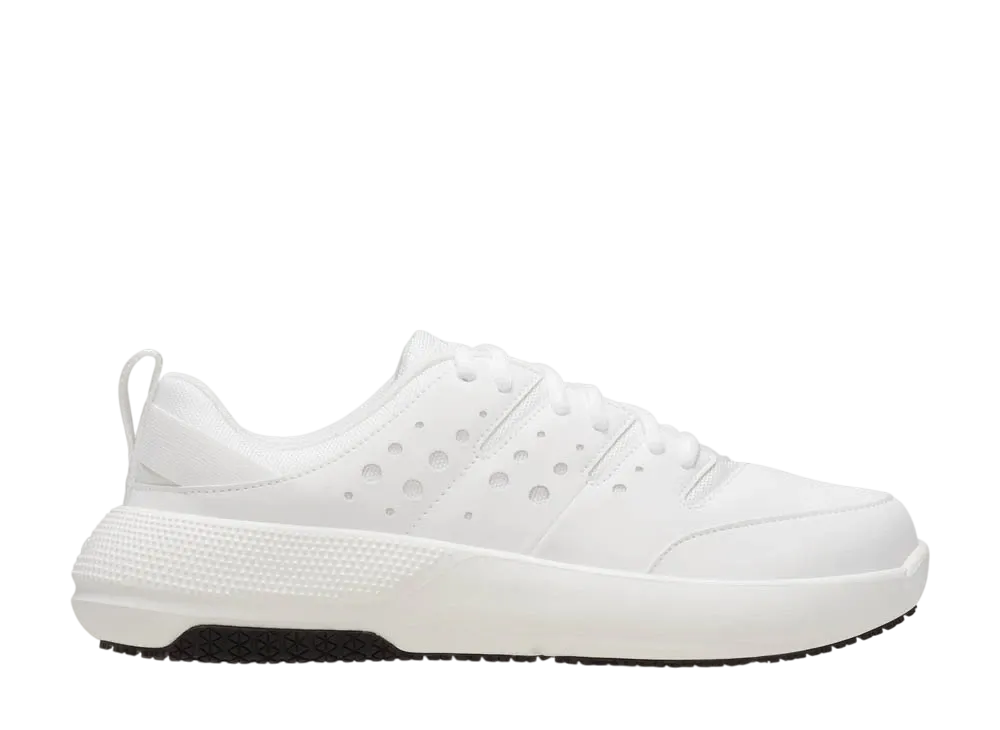 Crocs On the Clock Slip Resistant Work Sneaker "White"
