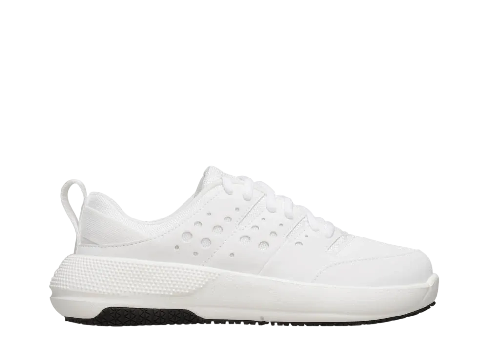 Crocs Women's On the Clock Work Sneaker "White"