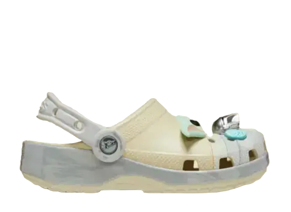 Disney x Crocs Classic Clog Mandalorian "Cream/Grey/Green"