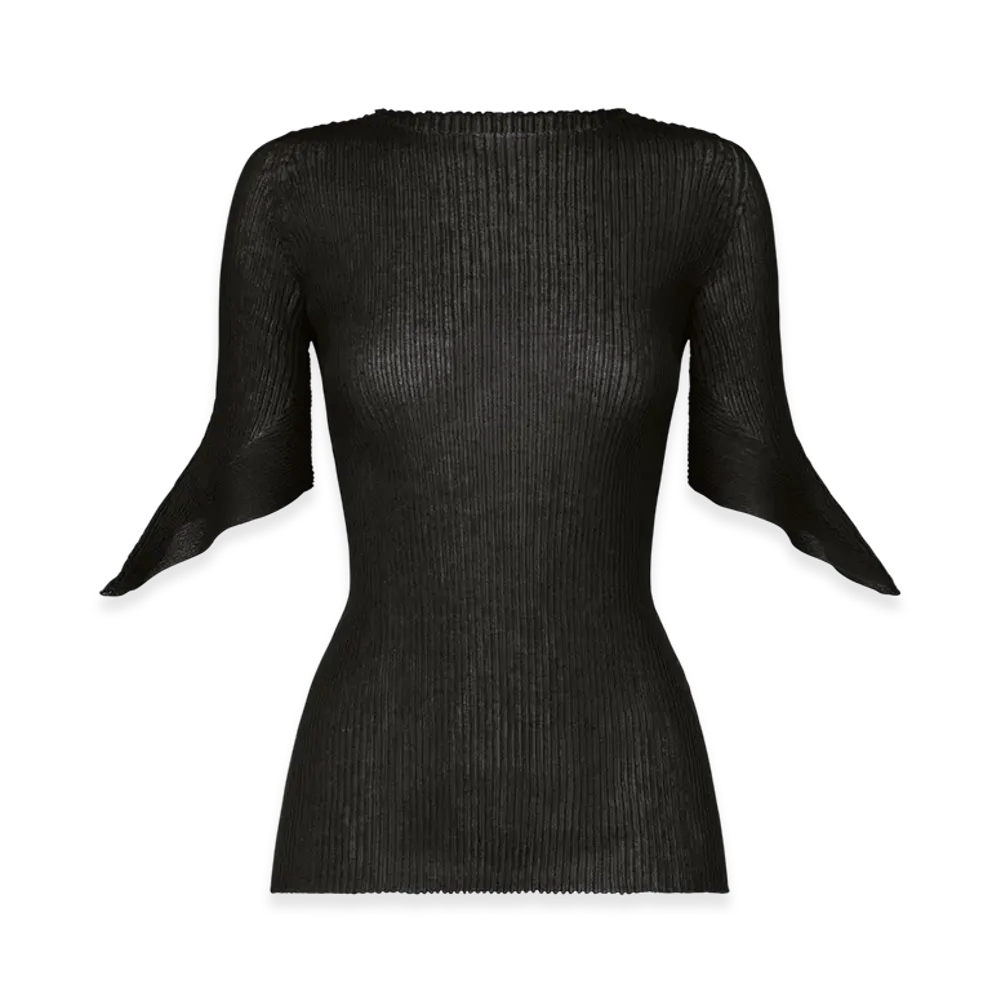 ISSEY MIYAKE Spikelet Knit "Black"