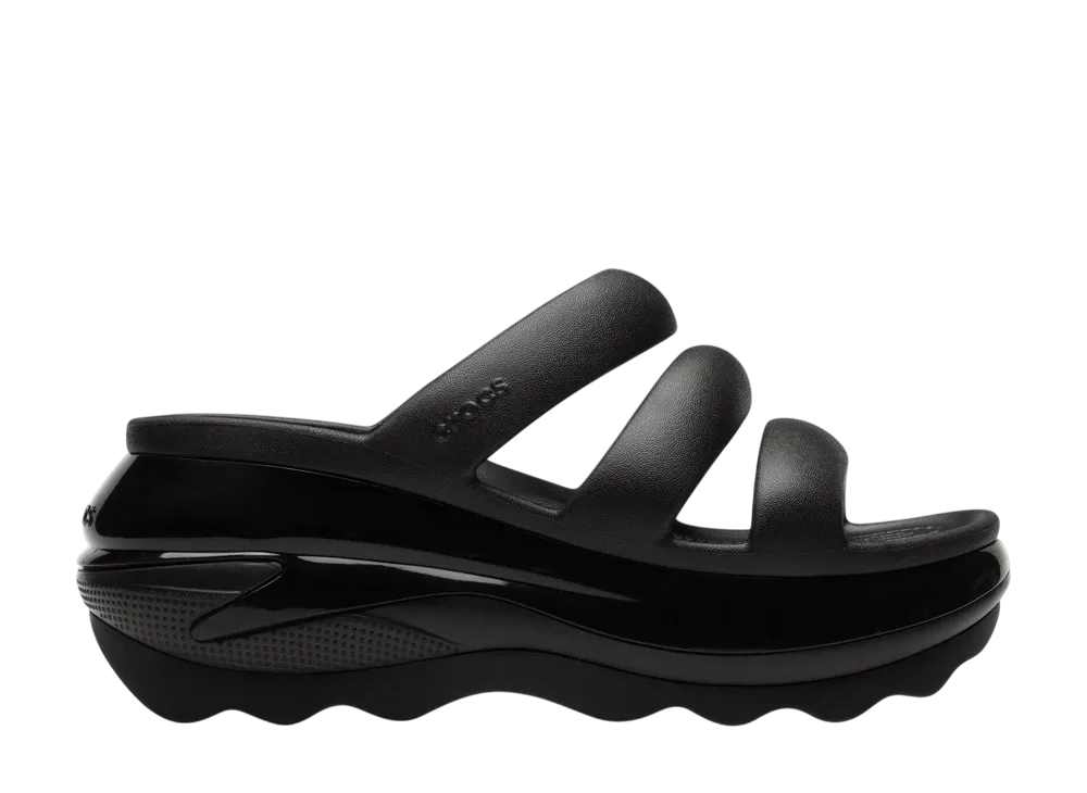 Crocs Mega Crush Triple Strap "Black"