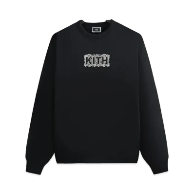 Kith Floral Lace Nelson Crewneck "Black"