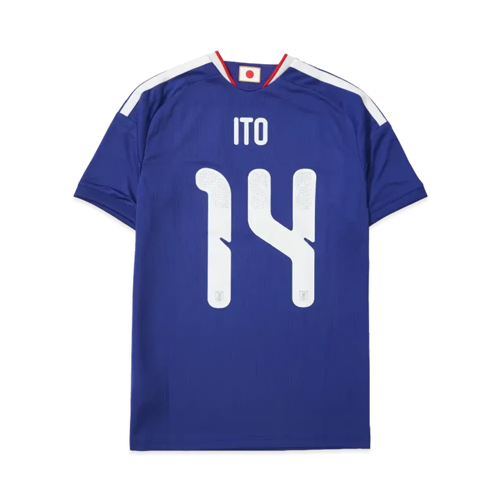 アディダス サッカー 日本代表 2026 ホーム レプリカ ユニフォーム #14 伊東純也 "ジャパンブルー/アッシュブルー"