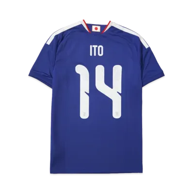 adidas Soccer Japan 2026 Home Replica Jersey #14 Junya Ito "Japan Blue/Ash Blue"