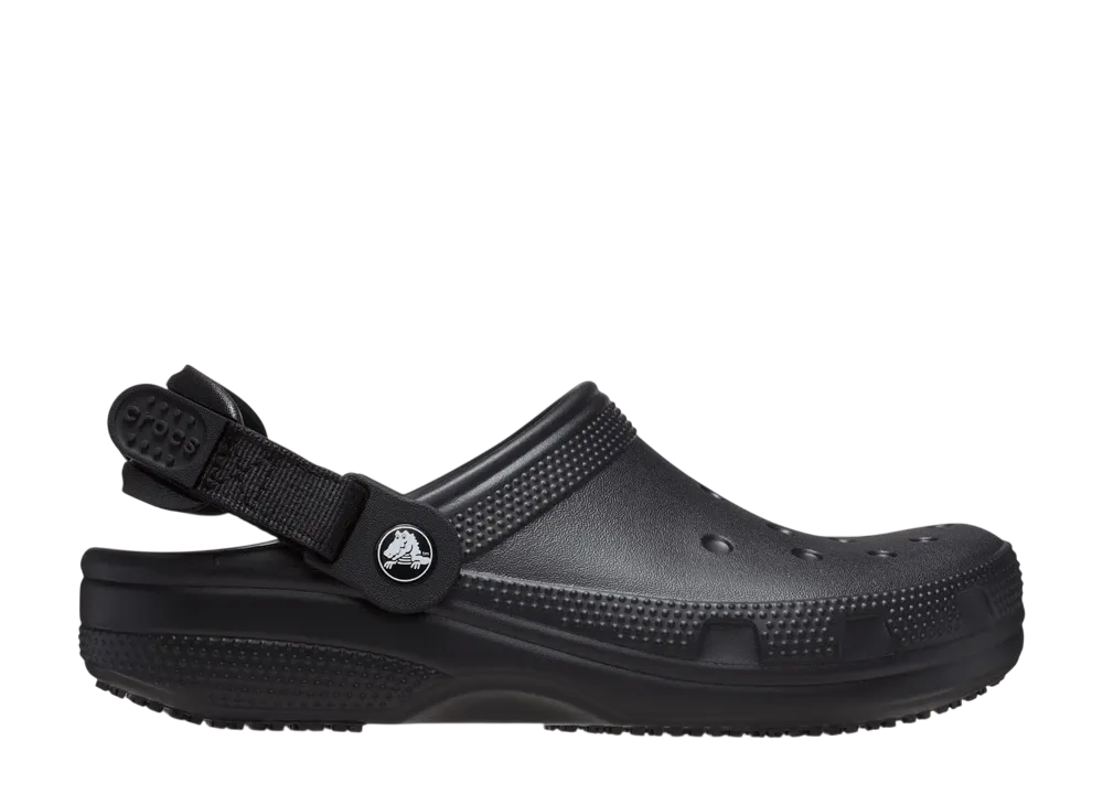 Crocs Classic Slip Resistant Work Clog "Black"