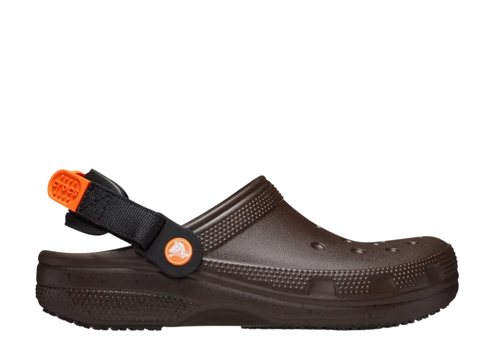 Crocs Classic Slip Resistant Work Clog "Coffee"