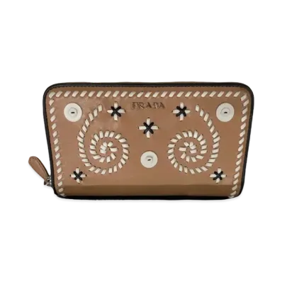 PRADA Zip Around Wallet "Brown"