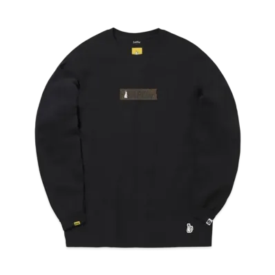 SAPEur x FR2 CHOCOLATE HEAD LONGSLEEVE T-SHIRT "Black"