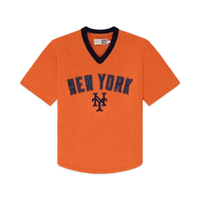 Aime Leon Dore x New York Mets Short-Sleeve Knit Sweater "Orange"