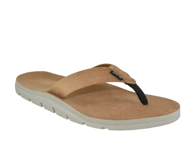 ISLAND SLIPPER Mariner Ultrasuede Thong Deck "Spice" 20IG8202UN