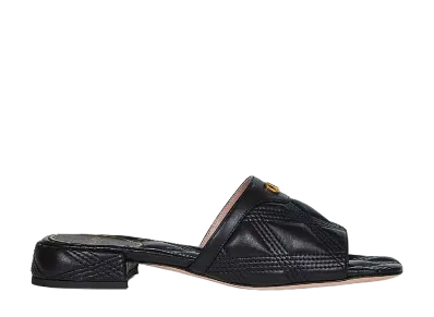 Valentino Garavani Women's Quiltie 67 Slide Sandal "Black"